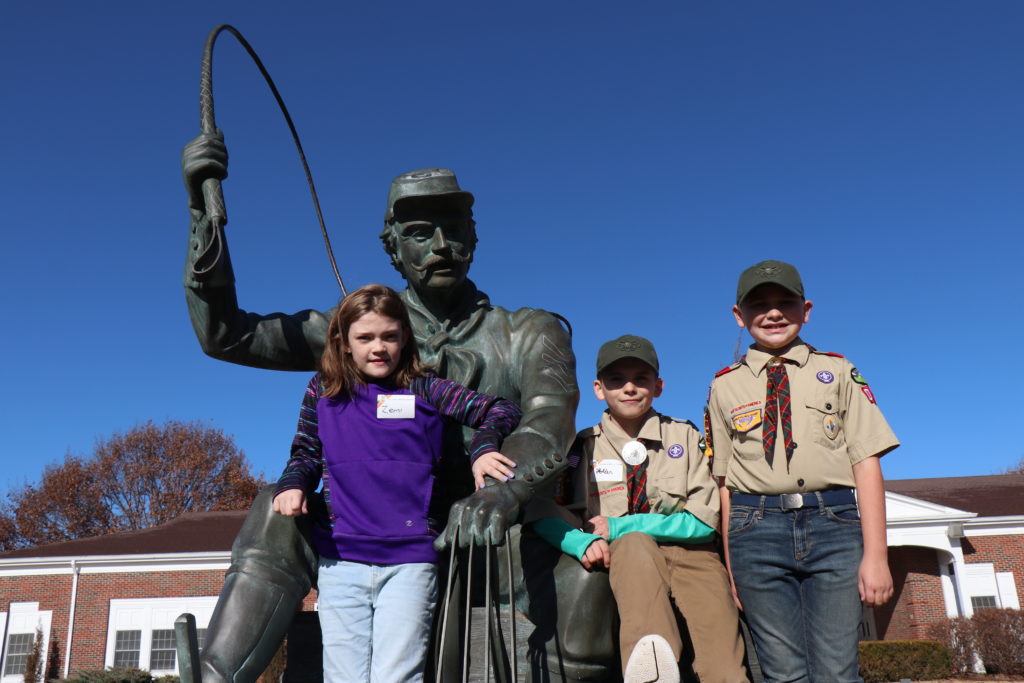 First members of Troop 1 and Troop 1G under charter from St. John's Military School Historical Museum