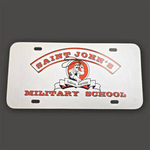 SJMS Plastic License Plates